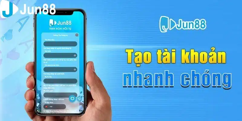 Đăng ký tài khoản Jun88 để tận hưởng ưu đãi 200 tỉ vào thứ 2 hàng tuần